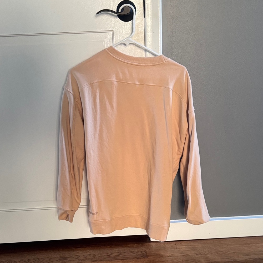 lululemon athletica Peach Crew Neck Sweater